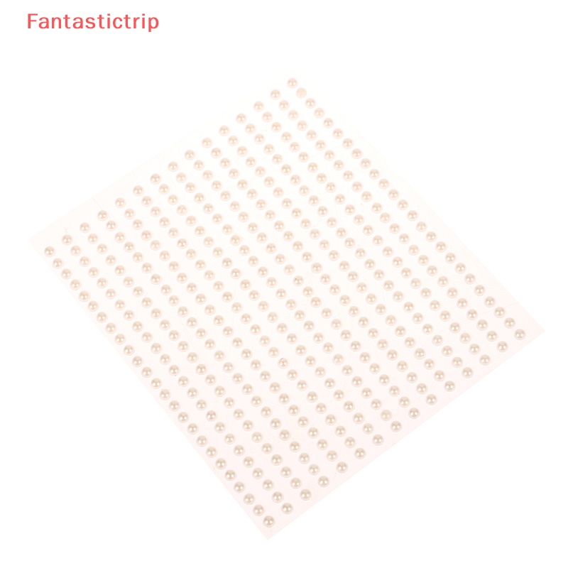 [Fantastictrip] Đá Giả Ngọc Trai Tự Dính Kích Thước 3 / 4 / 5 / 6mm