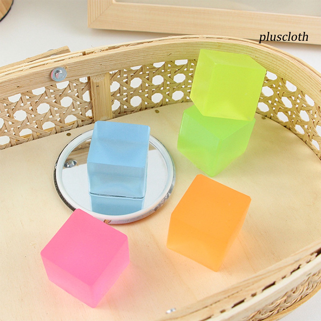 Set 10 Đồ Chơi Mềm Dẻo Giảm Căng Thẳng Hình Khối Vuông