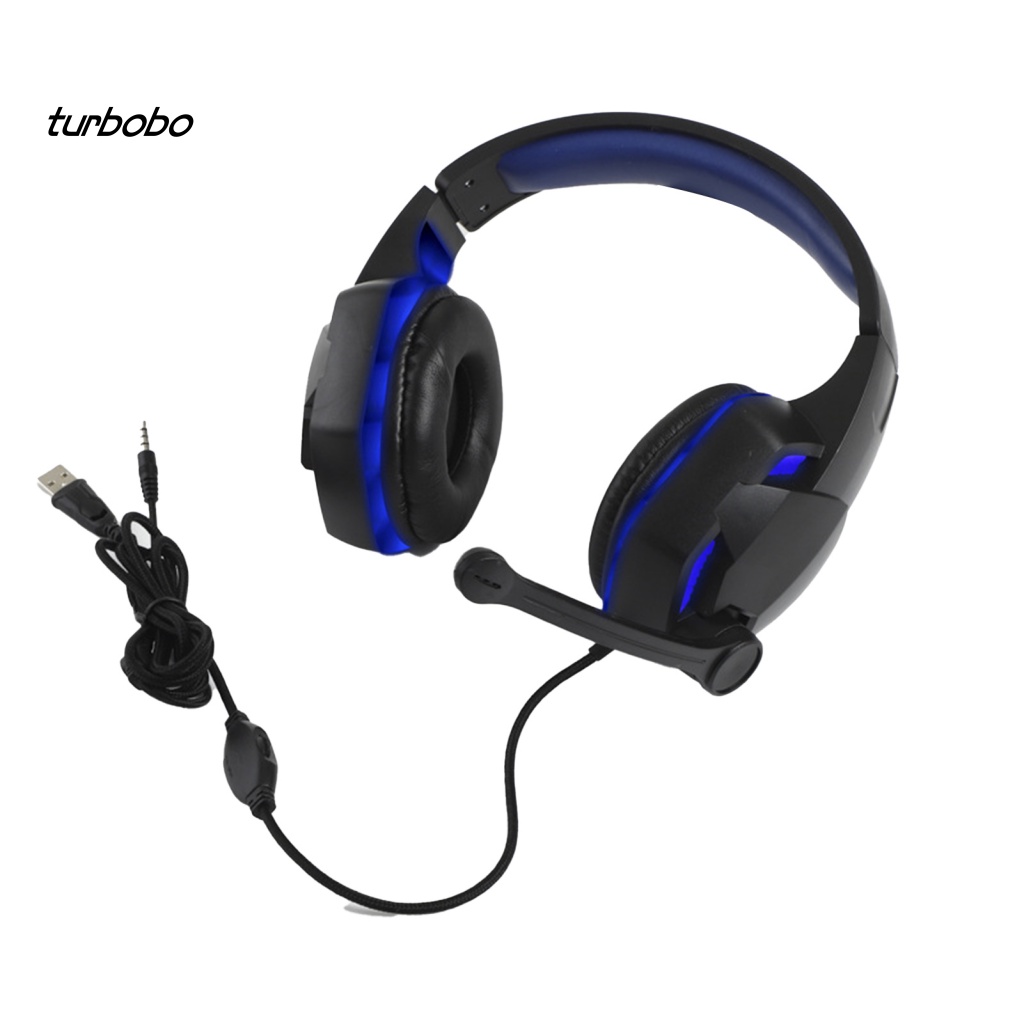 Tai Nghe Chơi Game Có Dây Chống Ồn Hiệu Ứng Ánh Sáng turbobo G2000