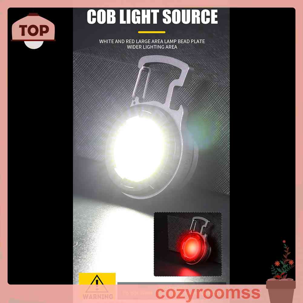 Đèn Pin Mini Chống Thấm Nước Sạc USB Loại C 500mAh