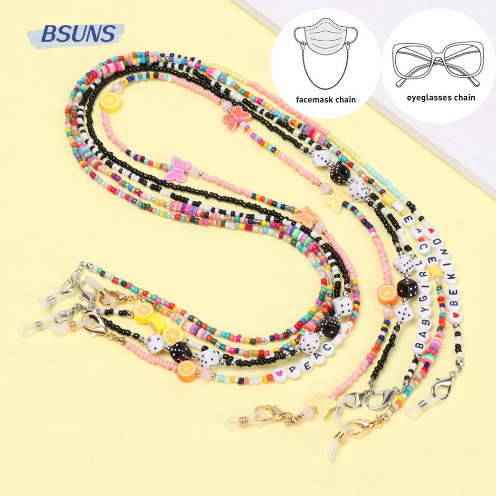 Dây Đeo Mắt Kính Xỏ Hạt Acrylic Thời Trang