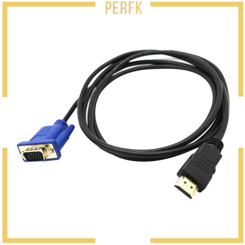 Cáp ChuyểN ĐổI 3FT 1080P HDTV Gold Sang VGA 15 Pin, 3FT