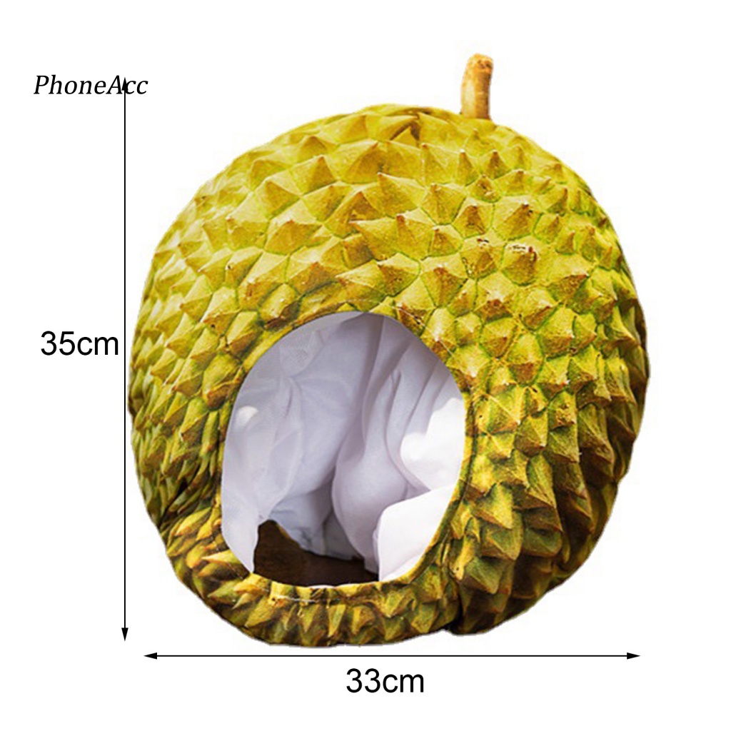 Mũ Bông Cotton PP Hình Trái Sầu Riêng Hoạt Hình Hóa Trang Vui Nhộn