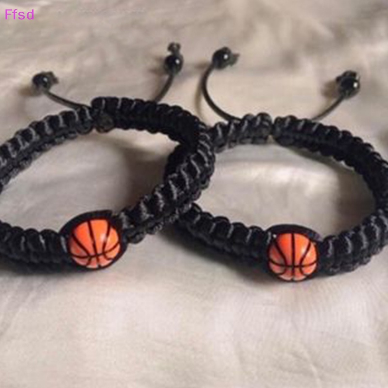 {Ffsd} Vòng Tay Dây Bện Thắt Nút Vuông Điều Chỉnh Được Truyền Cảm Hứng Bóng Rổ Cho Nam Và Nữ * Bán Chạy