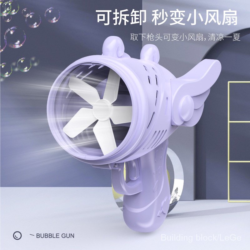 Súng Bắn Bong Bóng Cầm Tay 23 Lỗ Hình Thiên Thần Cho Bé