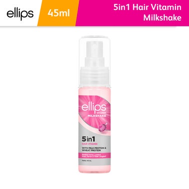 Xịt Dưỡng Tóc Ellips Vitamin Phục Hồi Hư Tổn 45ml Vitamin Milkshake 5In1 Hair Vitamin
