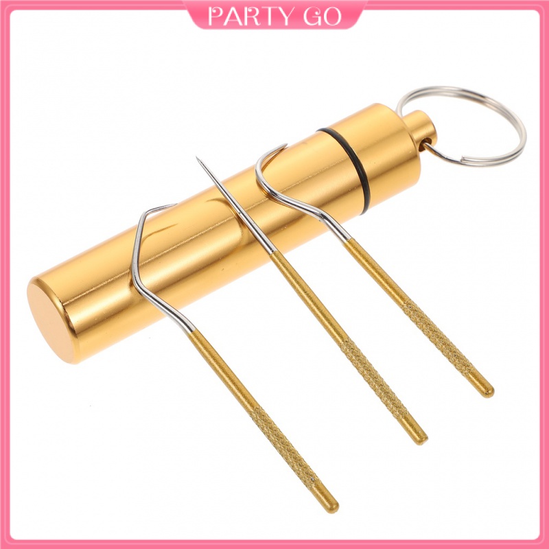 Bộ Dụng Cụ Chăm Sóc Răng Miệng Bằng Thép Không Gỉ