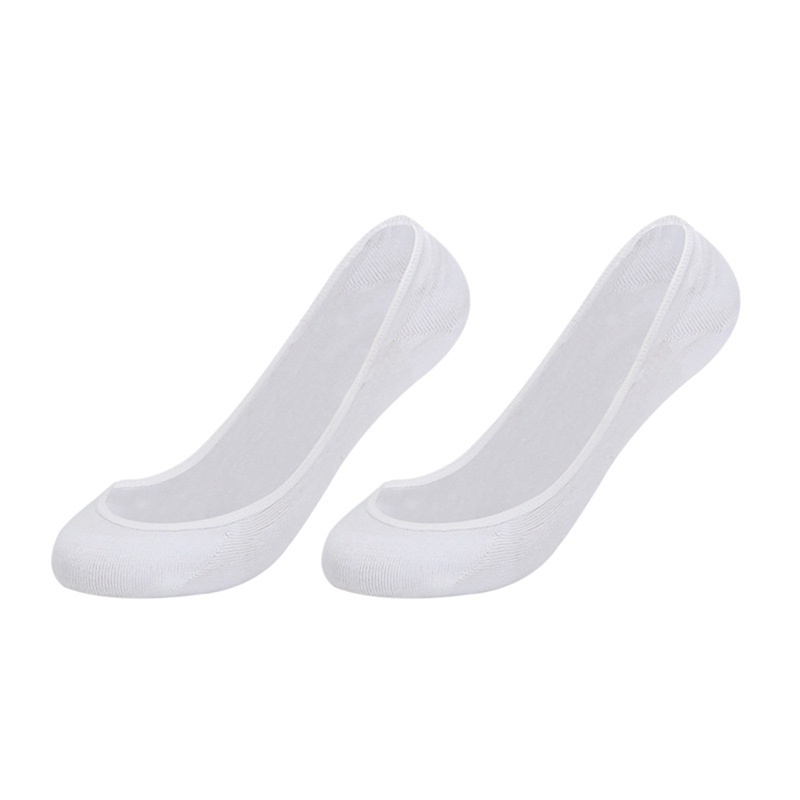 Ygt Set 5 Đôi Vớ Thuyền Lụa Lạnh Cổ Thấp Vô Hình Siêu Mỏng Thoáng Khí Chống Trượt Thời Trang Mùa Hè