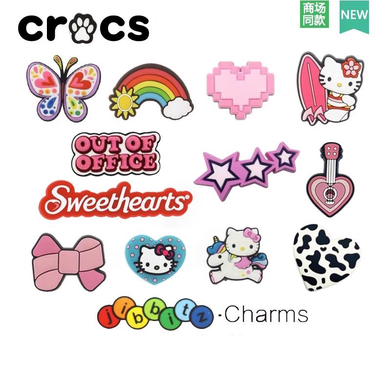 Dép Crocs jibbitz / Shore Charms / Katie Cat / jibbitz Phong Cách Mới 2023 Giá Đỡ