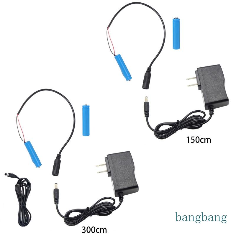 Dây Cáp Nguồn AC 100-240V Dành Cho Pin AAA LR3 AM4 2 AAA 3V Có Thể Tái Sử Dụng