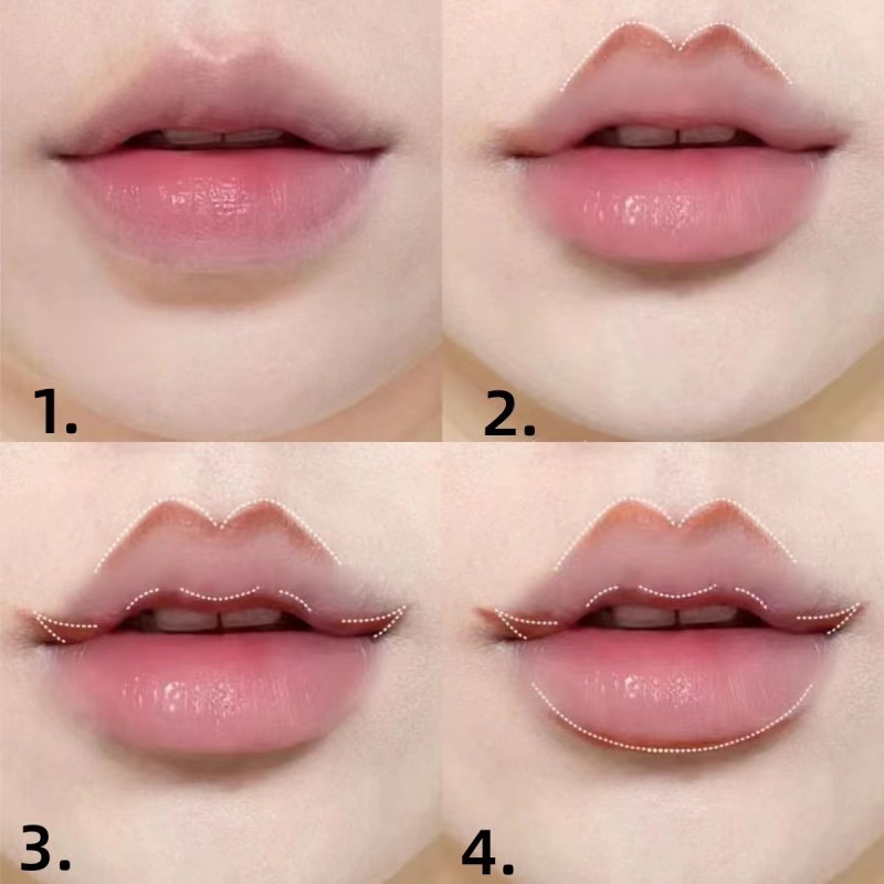 Chì Kẻ Viền Môi 3D Màu Nude Kháng Nước Lâu Trôi