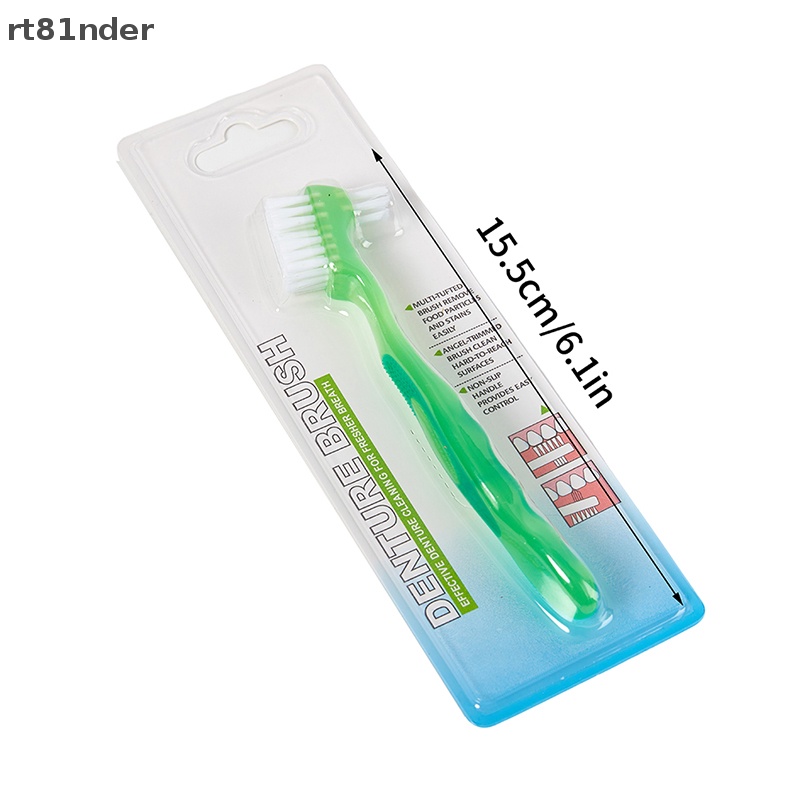 Bàn Chải Nhựa rt Denture Có Tay Cầm Bằng Nhựa Tiện Dụng Cho Nam Và Nữ