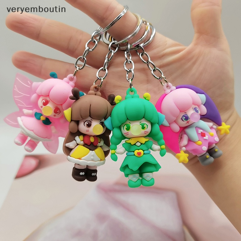 Móc Khóa Búp Bê Yêu Tinh Bằng PVC Dễ Thương