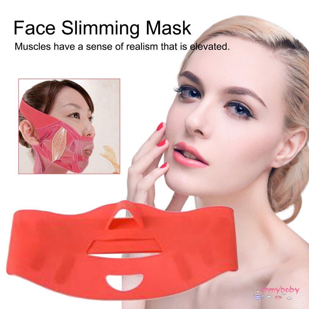 [OMB] Mặt nạ giảm béo mặt silicon nâng cằm Ban nhạc Chăm sóc da Nâng bọc hình chữ V Thắt lưng đôi săn chắc [Z/2]