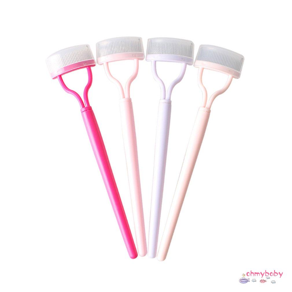 [OMB] Lông Mi Chải Răng Không Gỉ Mascara Applicator Definer Bàn Có Nắp Lược Mày Dụng Cụ Tách [Z/8]