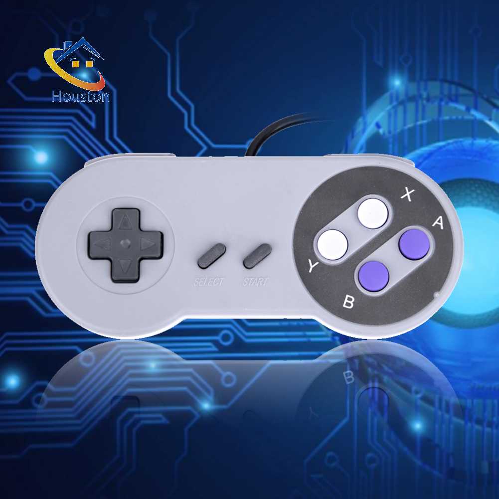 Tay Cầm Chơi Game Super Nintendo SNES USB 4 Nút Cho PC / MAC
