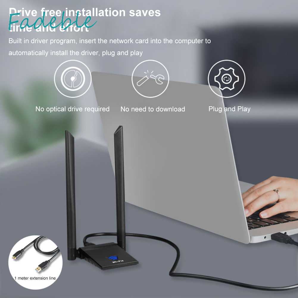 Usb Thu Sóng WiFi 6 Băng Tần Kép 3.0 1800Mbps Thẻ