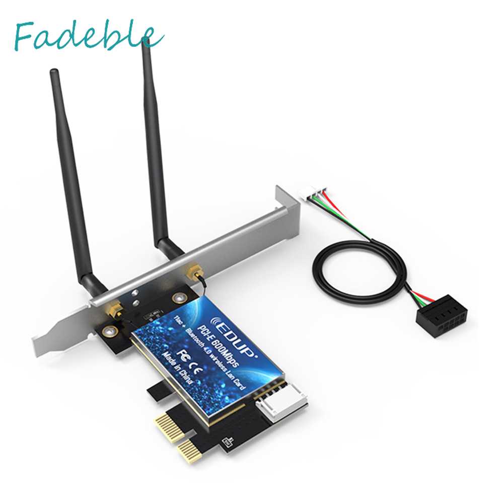 Thẻ Mạng WiFi Băng Tần Kép 2.4GHz / 5GHz Bluetooth 4.0