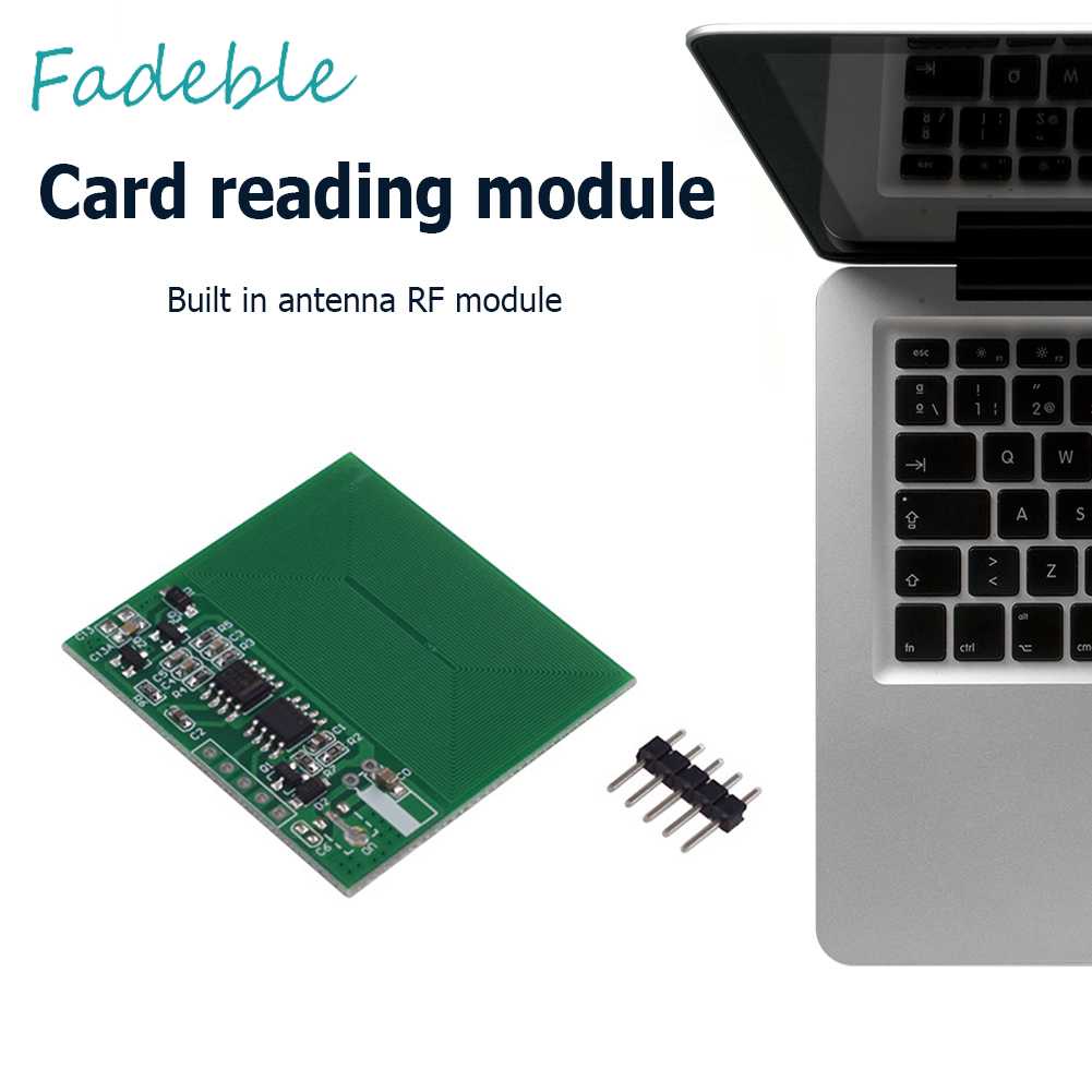 Mô Đun Giải Mã RDM6300 RFID UART Kèm Ăng Ten RF
