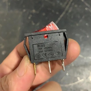Công tắc bập bênh kcd3-101n 15a 250v