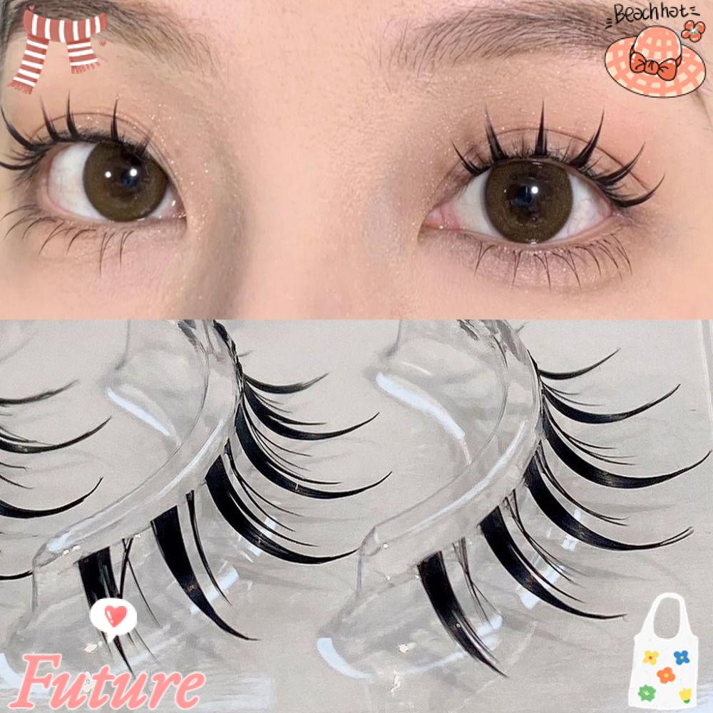 Lông Mi Giả Màu Đen Mượt Mà Phong Cách Nhật Bản