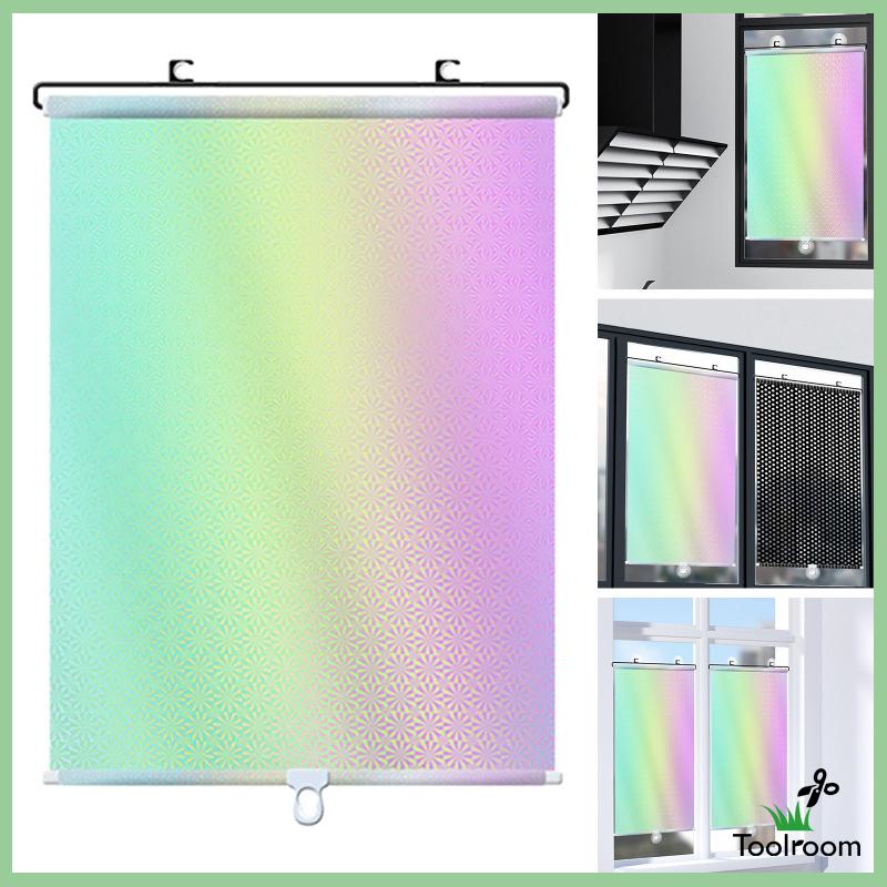 Rèm Cuộn Che Nắng Màu Đen Kích Thước 40x125cm Tiện Dụng Cho Nhà Hàng / Phòng Tắm