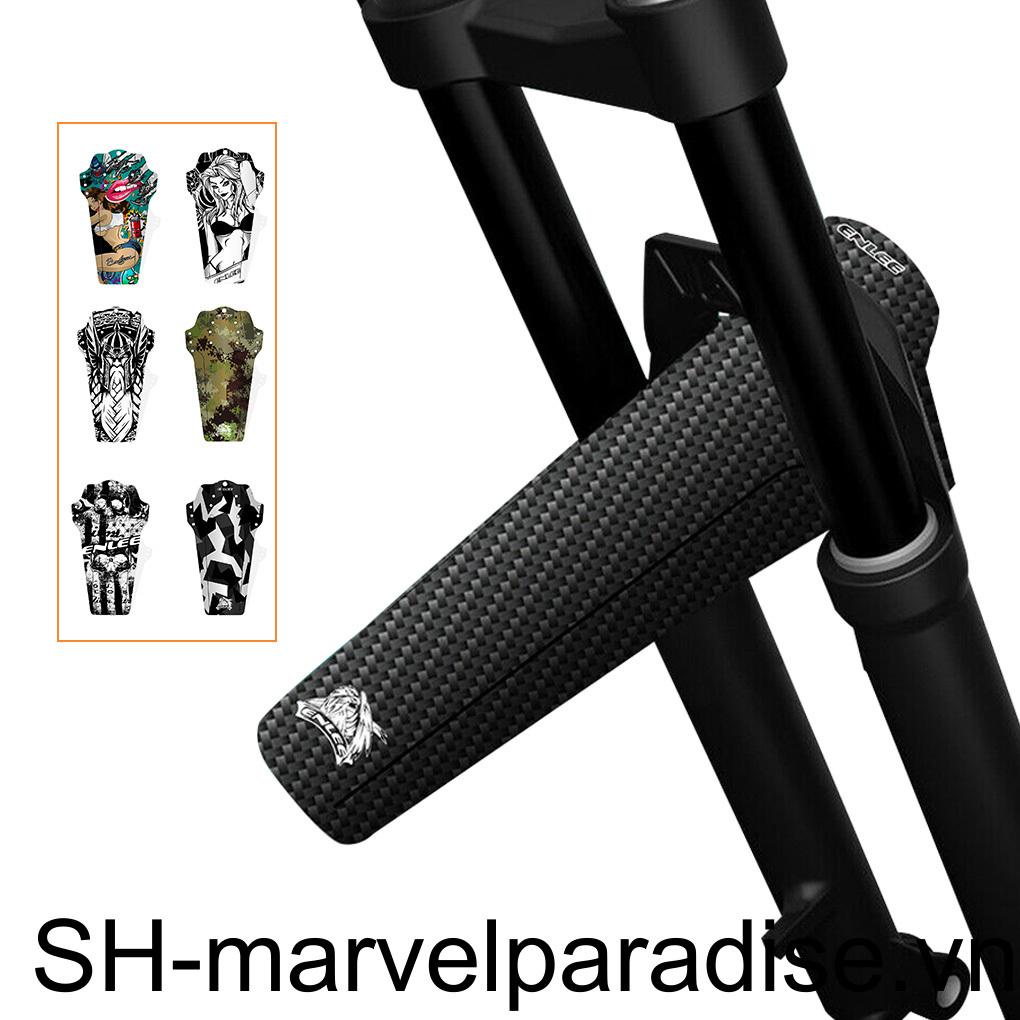 Set 2 Tấm Chắn Bùn Trước / Sau Bằng Sợi Carbon Cho Xe Đạp