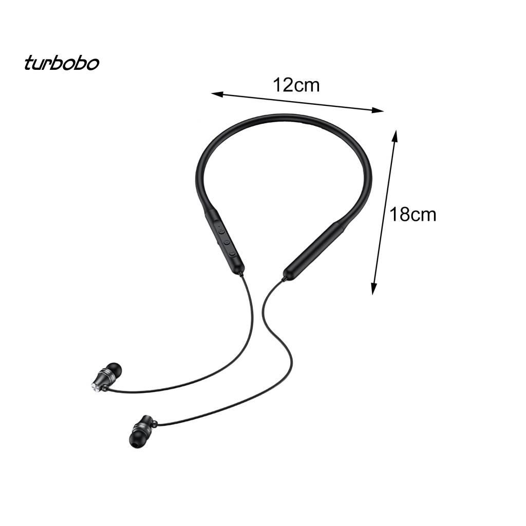 Tai Nghe Nhét Tai Không Dây 9D Chống Nước Kết Nối Bluetooth 5.0 GB13 Có Vòng Đeo Cổ Thể Thao