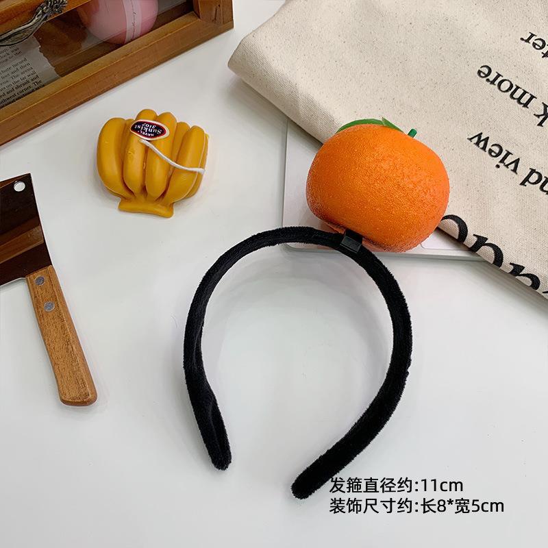 Băng Đô Cài Tóc Hình Trái Cây Ba Chiều Dễ Thương Cho Học Sinh