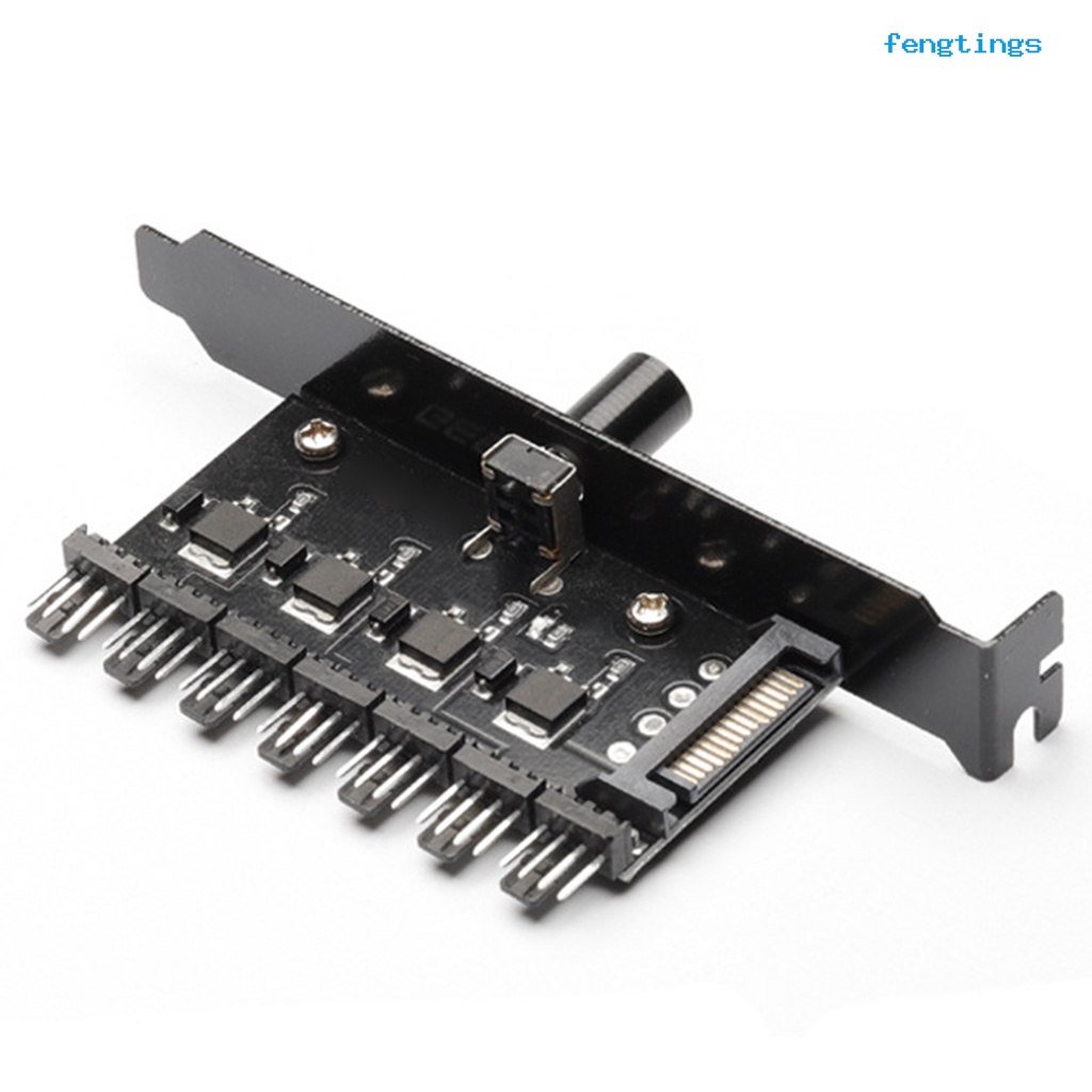 Bo Mạch Chủ Điều Khiển Tốc Độ Quạt Tản Nhiệt SATA 4Pin Dễ Lắp Đặt Cho Máy Tính Để Bàn