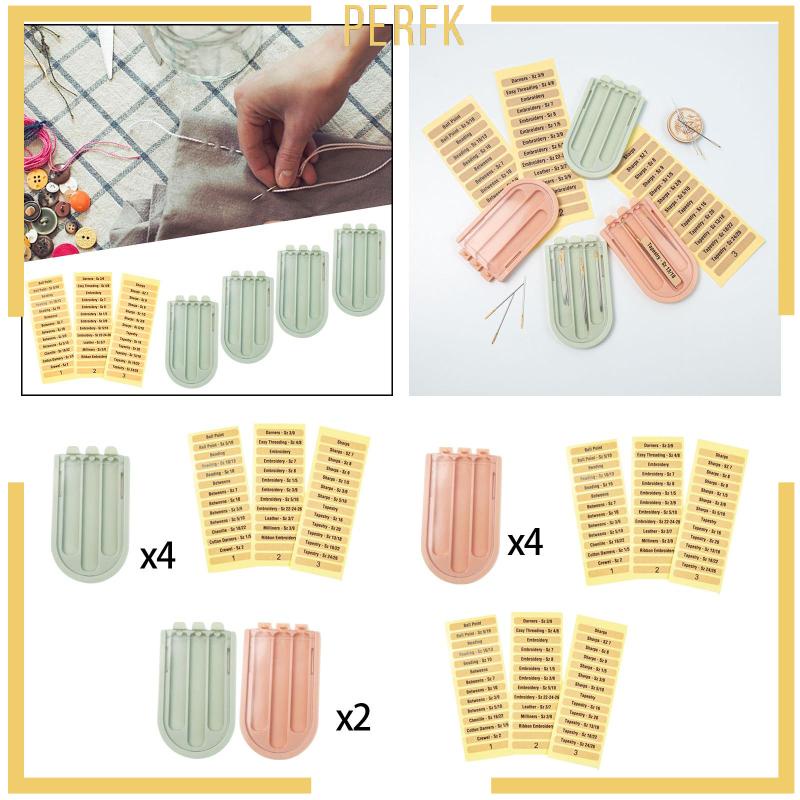 Set 4 Hộp Đựng Dụng Cụ May Vá Ba Ngăn Tiện Dụng Khi Đi Du Lịch