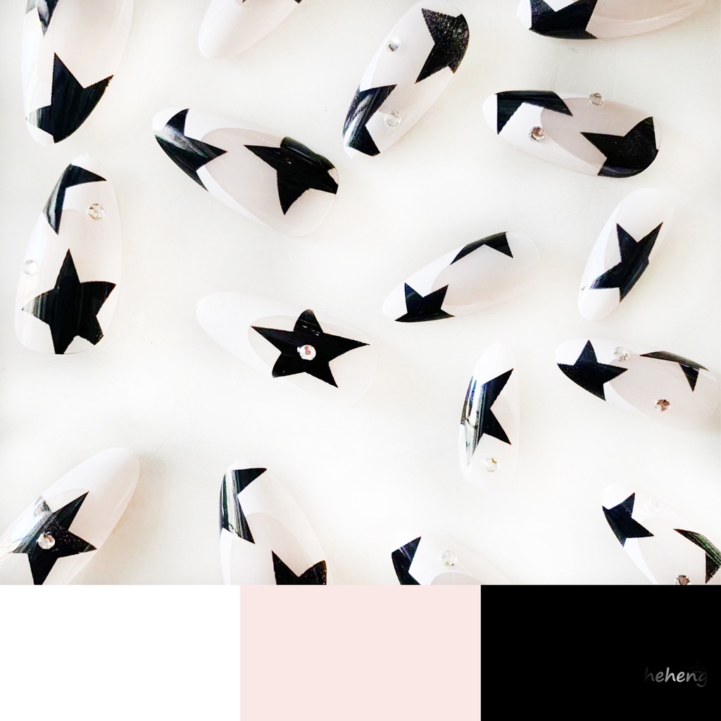 Móng Tay Giả Mỏng Che Phủ Toàn Diện Phong Cách Pháp Cho Nữ