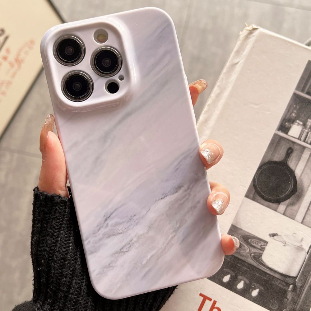 Ốp Điện Thoại TPU Chống Sốc Họa Tiết Cẩm Thạch Cho IPhone 11 14 13 12 Pro Max XR XS Max 7 8 Plus