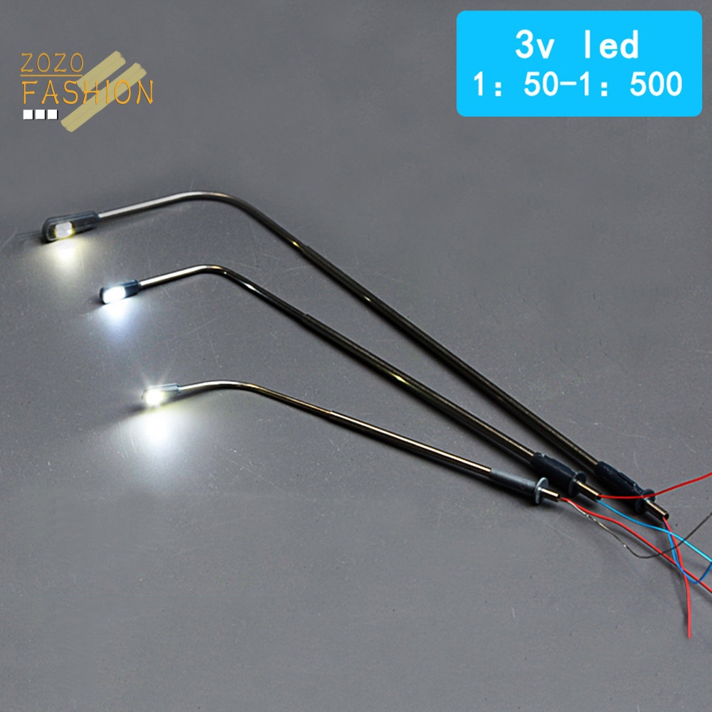 Bộ 10 Mô Hình Đèn Đường LED Dùng Trang Trí Tiểu Cảnh