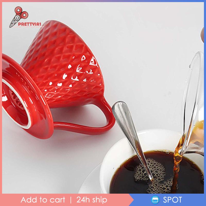 Cốc Lọc Cà Phê Có Tay Cầm Dễ Sử Dụng Prettyia1