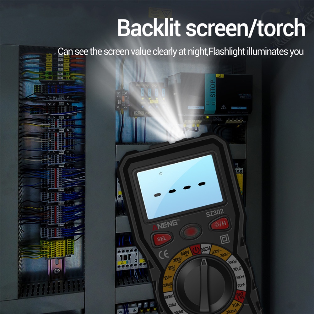 Đồng hồ vạn năng kỹ thuật số Voktta SZ301 SZ302 AC DC 220V