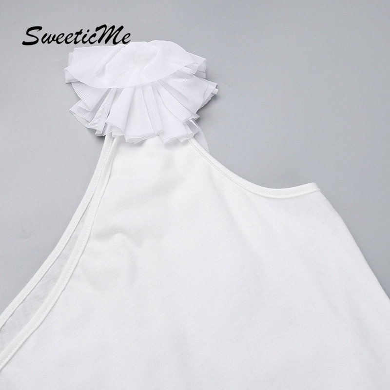 Đầm Ngắn Dáng Ôm Eo Thấp Màu Trơn In Họa Tiết Hoa Thời Trang Mới 2023 Dành Cho Bạn Nữ