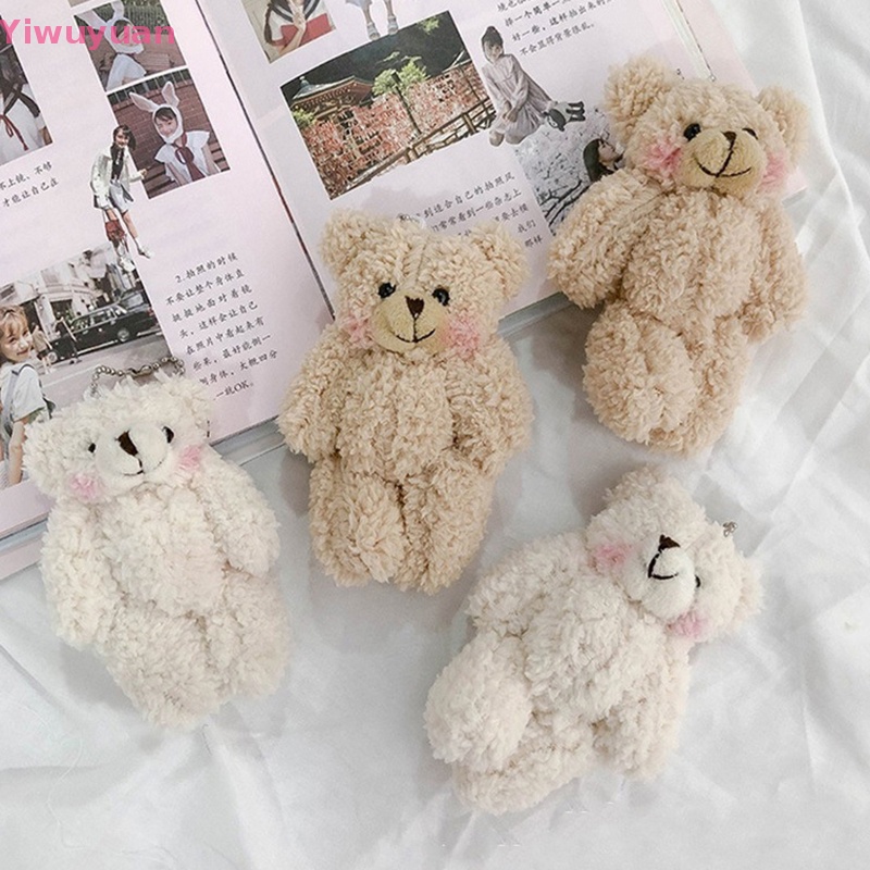 < Yiwuyuan > Móc Khóa Thỏ / Gấu Bông Hoạt Hình Dễ Thương Cho Nữ