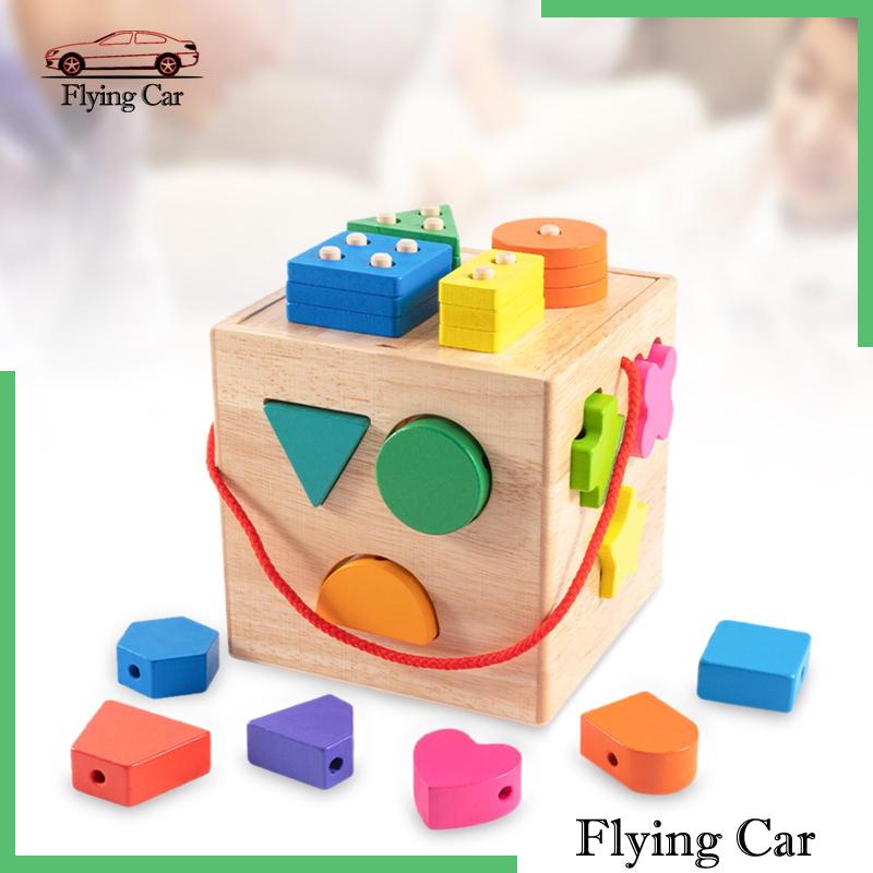 Hộp Đồ Chơi Lắp Ráp Bằng Gỗ Lzdjfmy2 Dành Cho Bé Mẫu Giáo 2-3 Tuổi