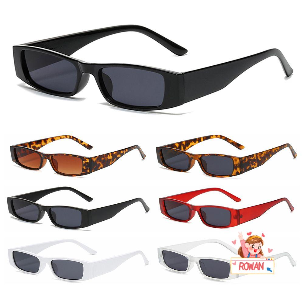 Kính Mát Gọng Nhỏ Hình Chữ Nhật Chống Tia UV400 Phong Cách Vintage