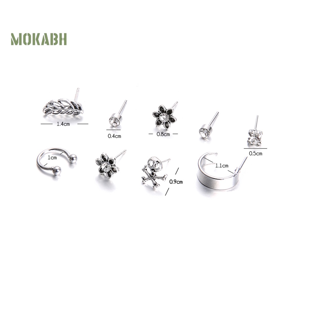 Set 9 Hoa Tai Phong Cách Bohemian Thời Trang Cho Nữ