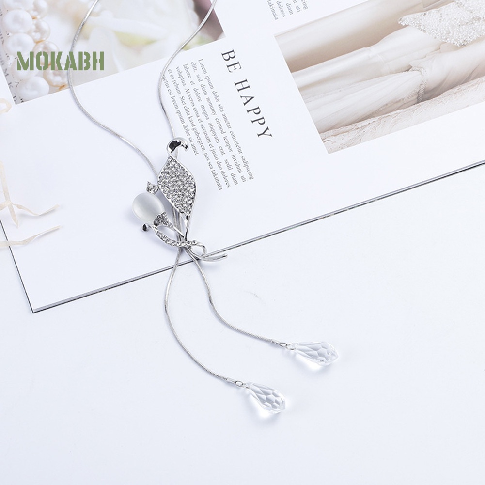 Vòng cổ HợP Kim ĐíNh NgọC MắT MèO ThờI Trang