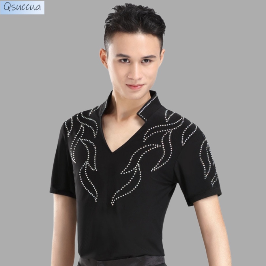 Trang Phục Khiêu Vũ Latin Tay Dài Cổ Chữ V Thời Trang Dành Cho Người Lớn