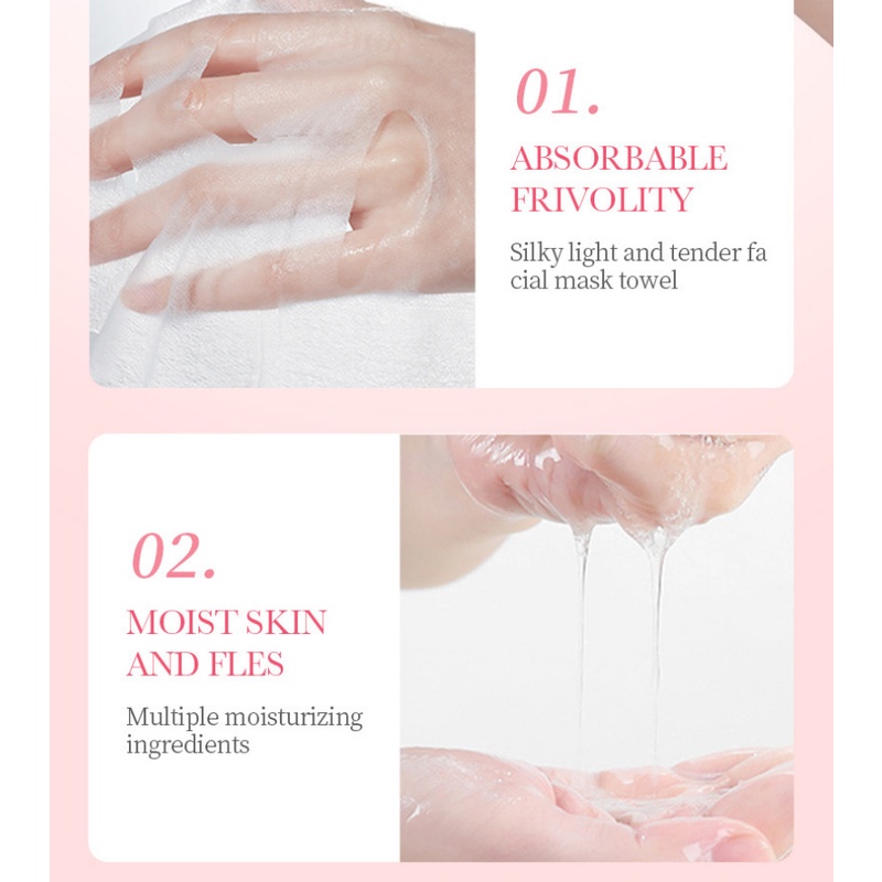 Set 5 Mặt Nạ Bioaqua Tinh Chất Hoa Hồng Hyaluronic Acid Dưỡng Ẩm Da 25g