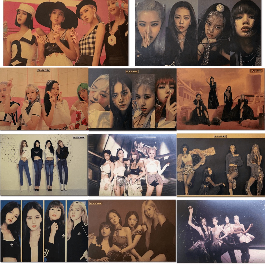 1 Tấm Poster Nhóm Nhạc Blackpink 51 * 35.5cm