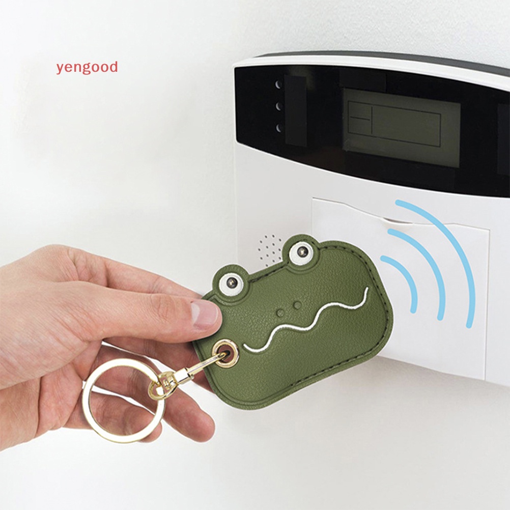 Móc Khóa Bằng Da Họa Tiết Hoạt Hình Đáng Yêu