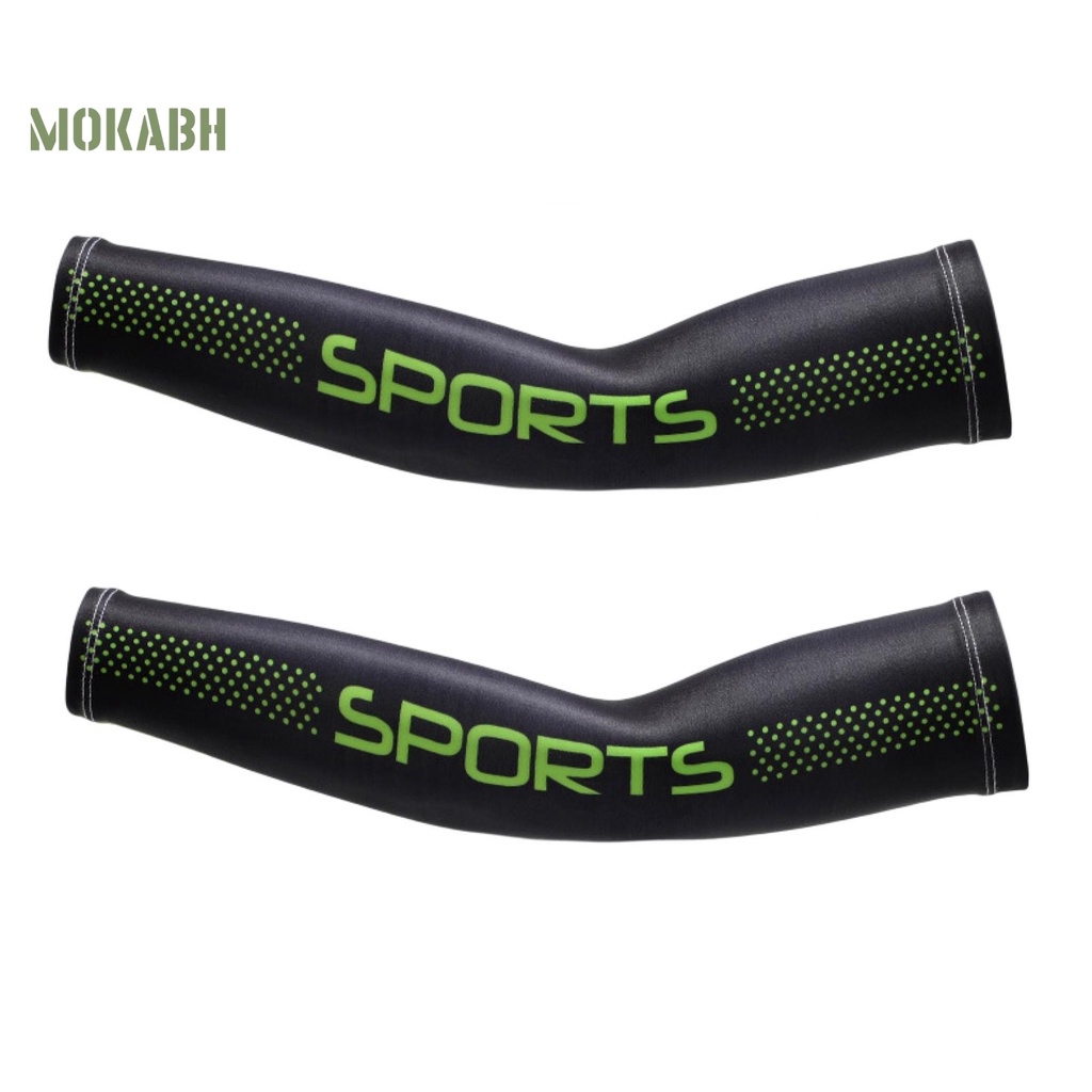 1 Cặp Ống Tay Áo Chống Nắng Bằng Lụa Lạnh Mỏng Độ Co Giãn Cao Dùng Khi Lái Xe Cho Nam