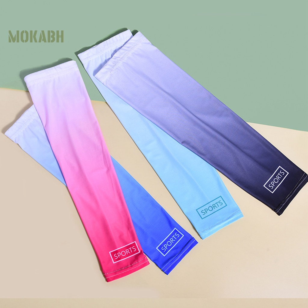 1 Cặp Ống Tay Áo Co Giãn Thấm Hút Mồ Hôi Khô Nhanh Dùng Khi Chạy Xe