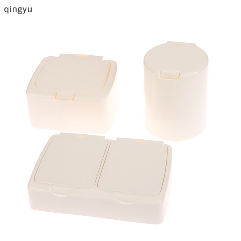 Hộp Đựng Tăm Bông / Dụng Cụ May Vá Để Bàn Tiện Dụng