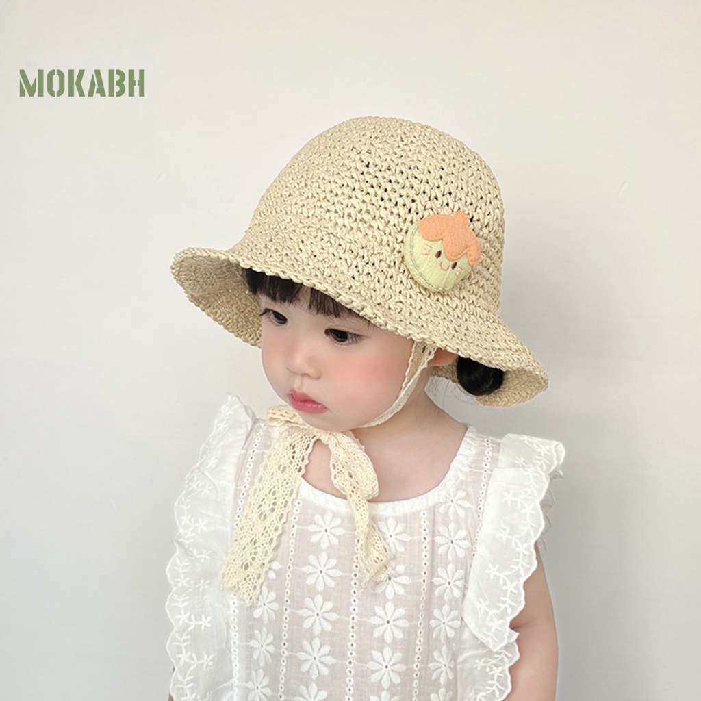Nón Rộng Vành Mềm Mại Chống Nắng Họa Tiết Dâu Tây Dễ Thương Thời Trang Mùa Hè Cho Bé Gái